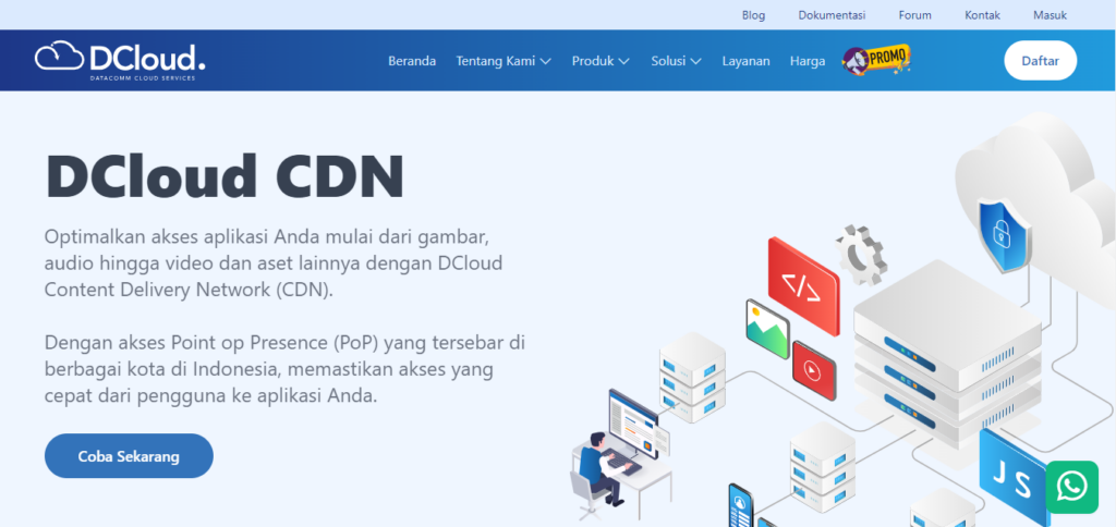 Apa itu cdn? DCloud menawarkaan CDN yang lokal dan andal