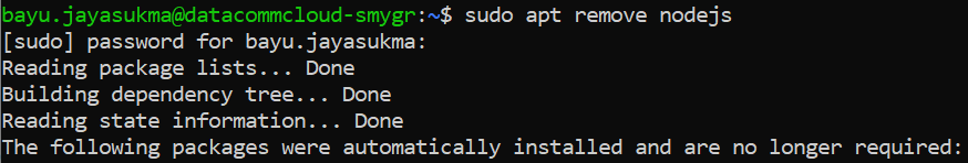 Langkah Mudah Instal Node.js di Ubuntu 4